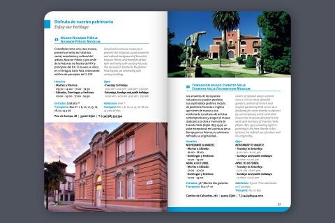 Diseño, maquetación y redacción de la publicación de Gijón Convention Bureau
